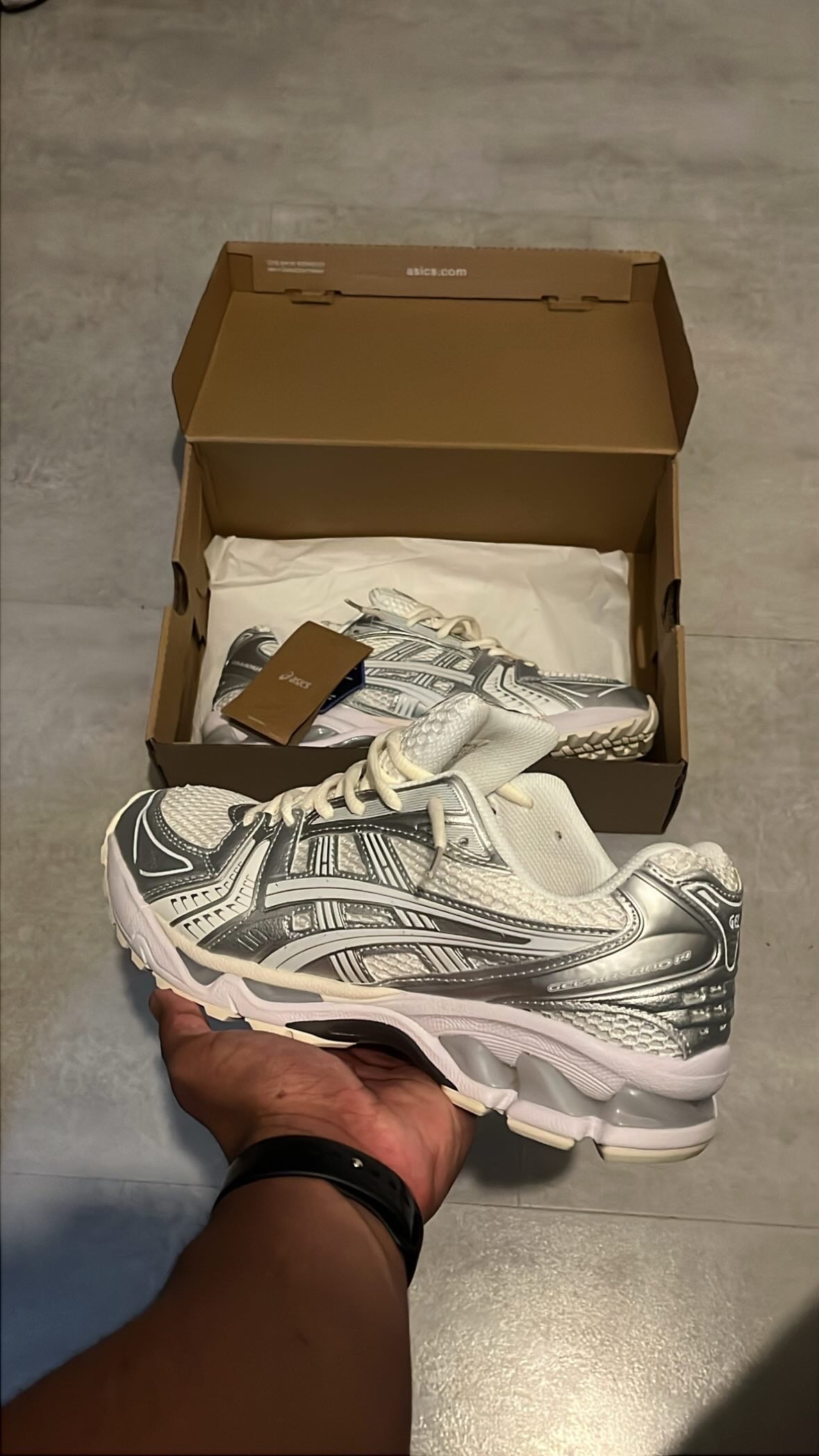 Asics Gel Kayano 14 Grey Metallic sneakers
