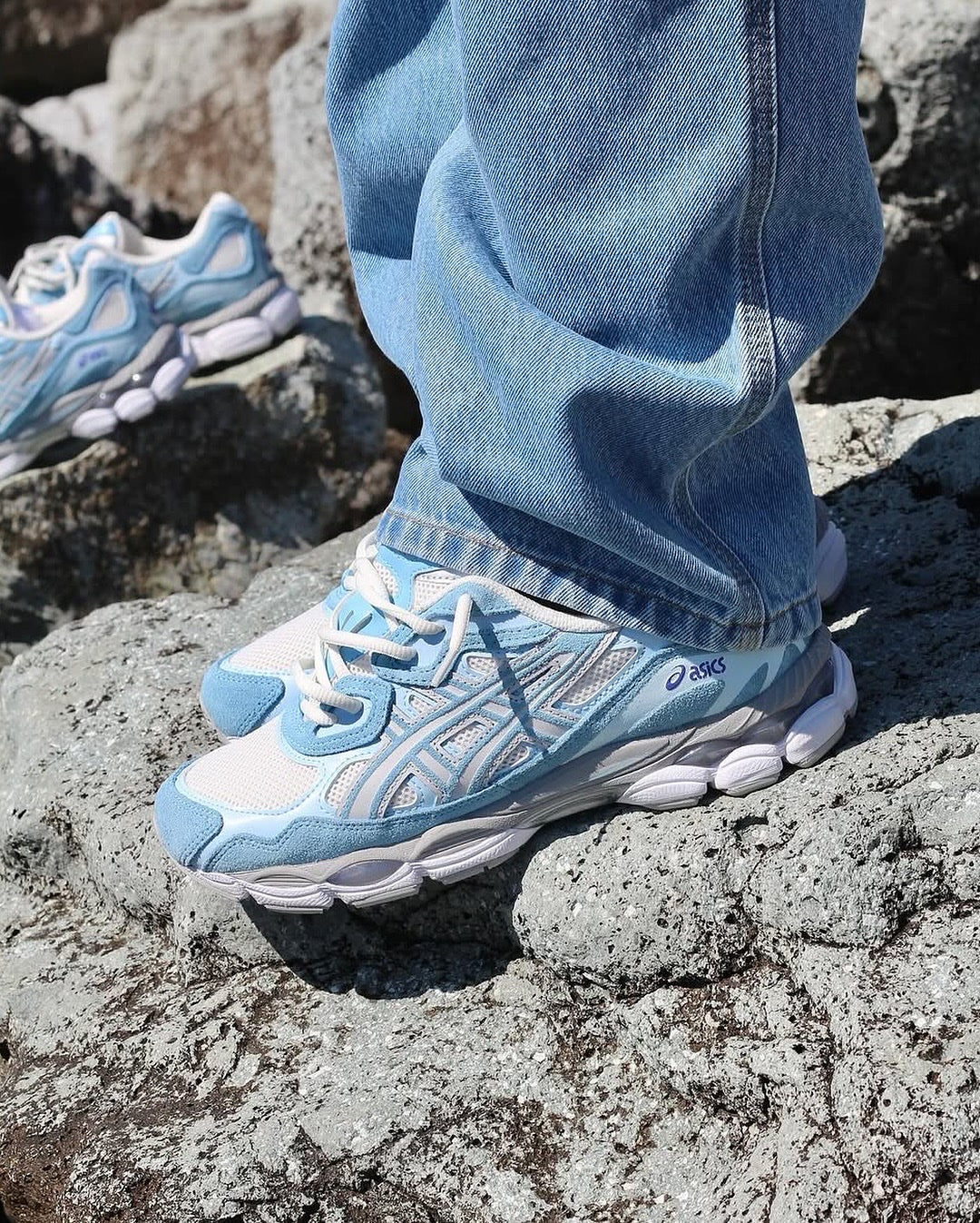 Asics Gel NYC - Cream Arctic Sky