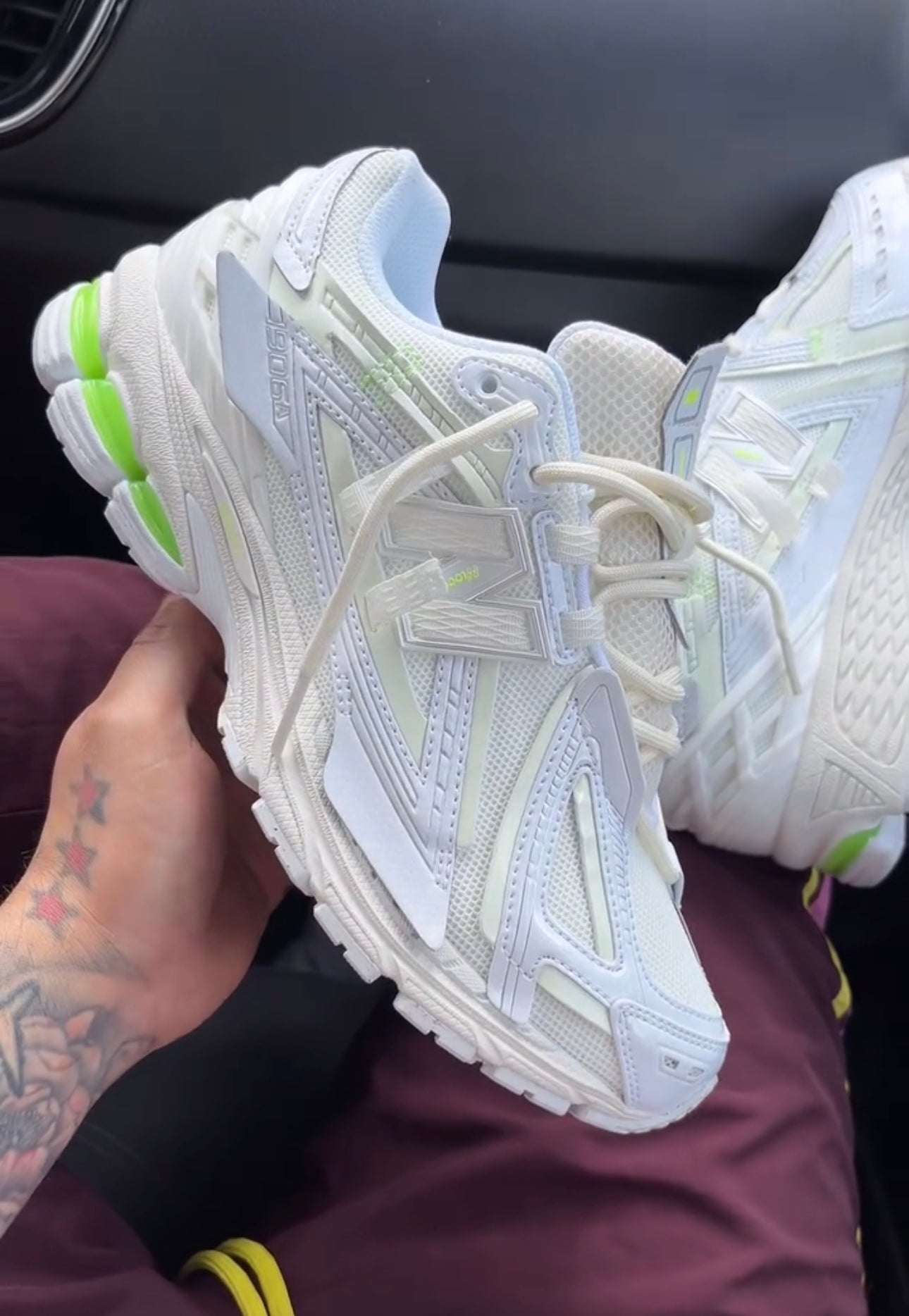 1906A New Balance white/Green 2025