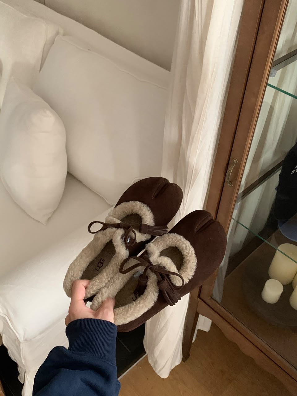 UGG Suède Chocolat Fourrée
