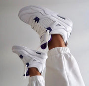 Jordan retro 4 metallic Purple