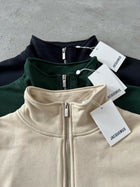 Jacquemus Pull Zippé Vert (vente privée)