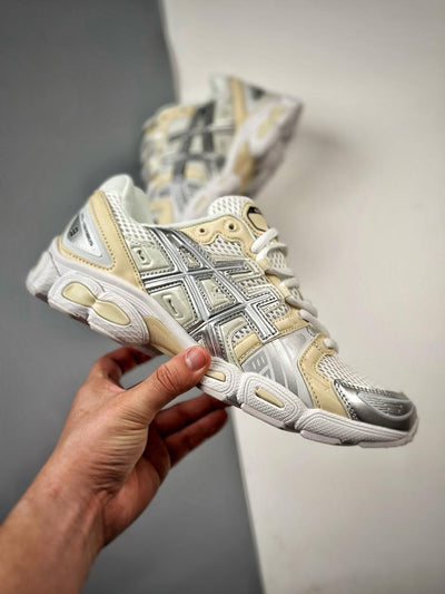 ASICS Gel-Nimbus 9 White Silver Yellow