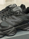 9060 New Balance Triple BLACK Leather