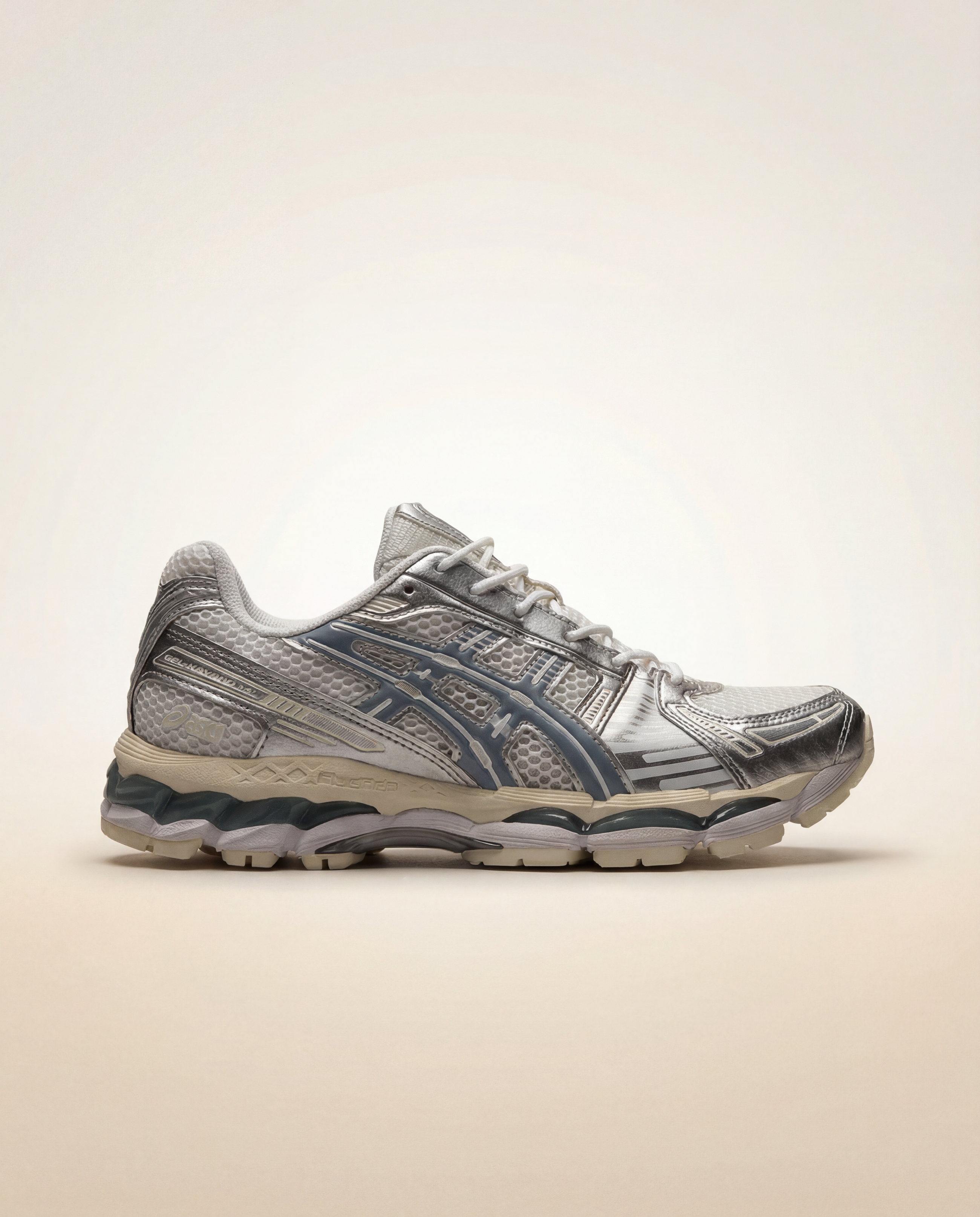 ASICS Gel-Kayano 12.1 Argent Marron