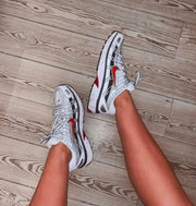 Nike P-6000 / White Varsity Red