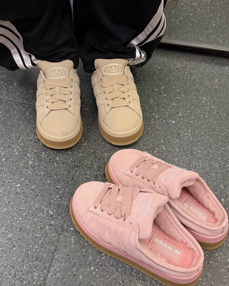 Adidas Campus Winter Mule Platform Pink