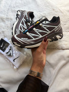 Salomon XT-6 chocolat et vanille, vue latérale